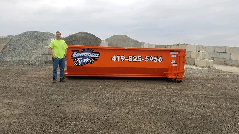 Lammon Bros Roll Off Dumpster Dump Truck